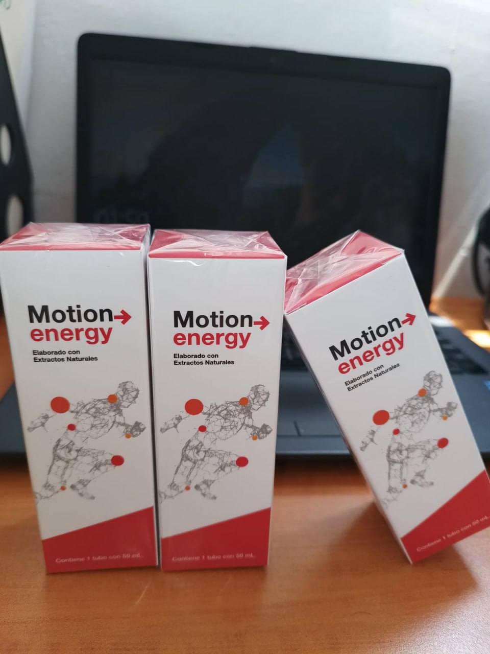 Tres cajas de Motion Energy